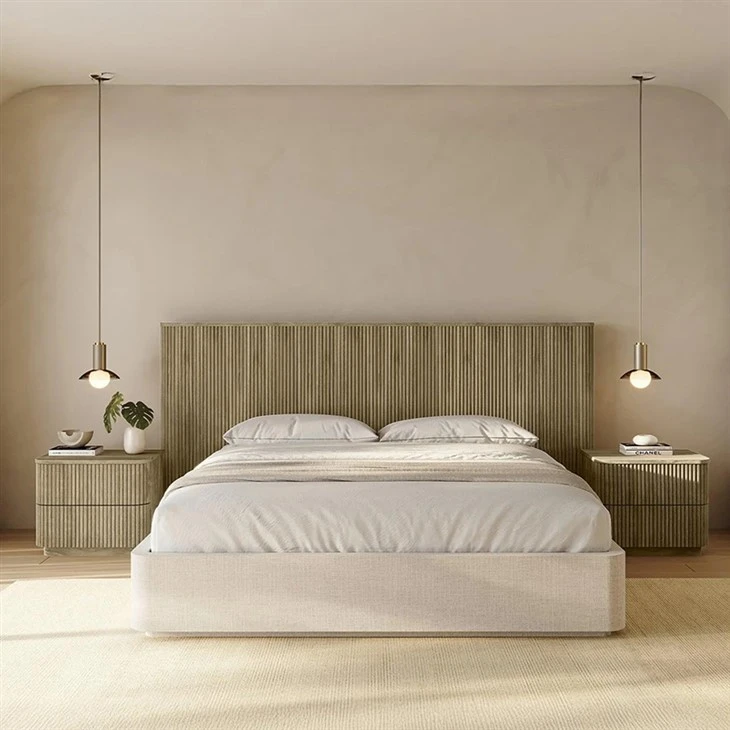 Hotel Wood Veneer Headboard
